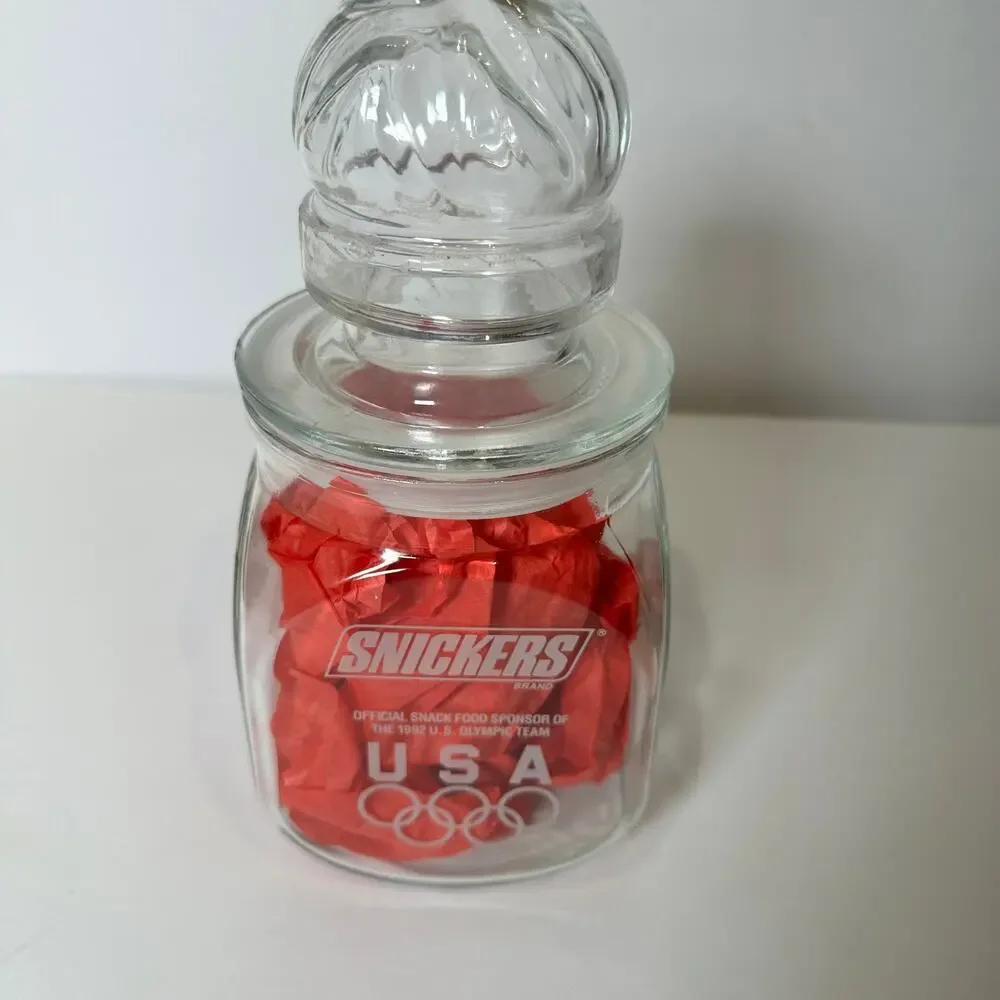 Olympics Candy Jar Snickers Barcelona '92 Albertville '92 Collectible